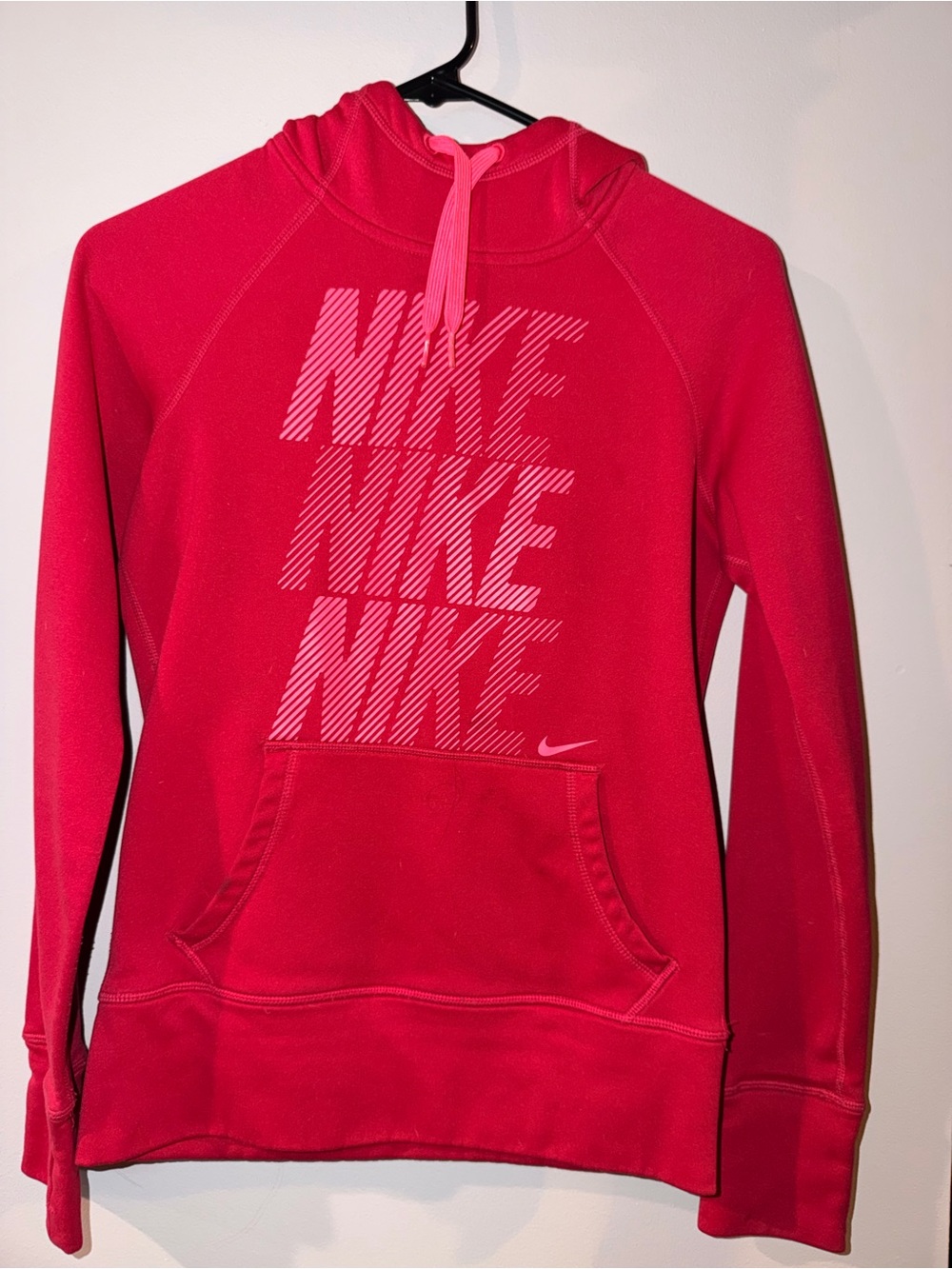 Nike Women’s Bright Pink Logo Hoodie